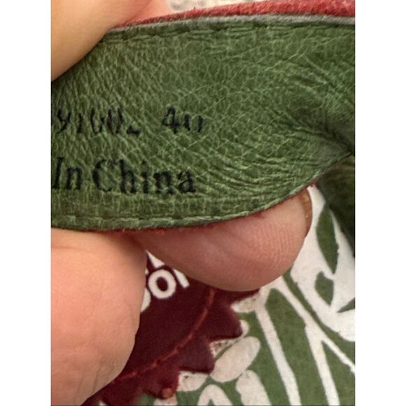 Fly London Red Wedge Sandals with Slingback Design Womens Size 40 - Picture 6 of 6